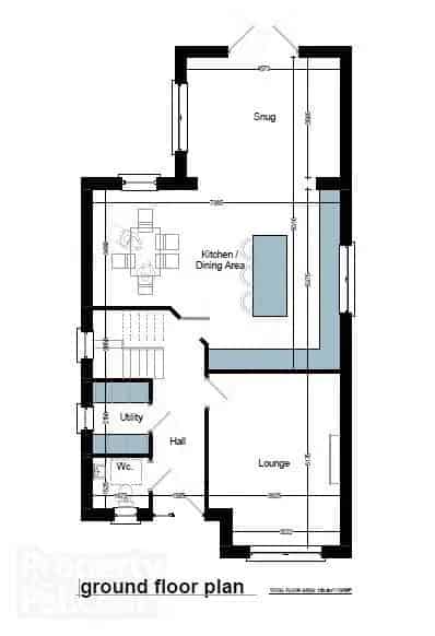2000 Sq Ft Detached Two Story House