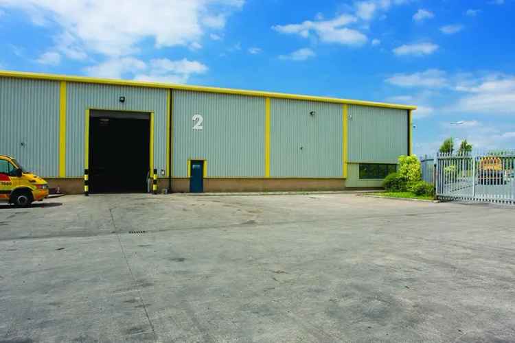 Modern Industrial Warehouse Unit with Secure Yard and Parking