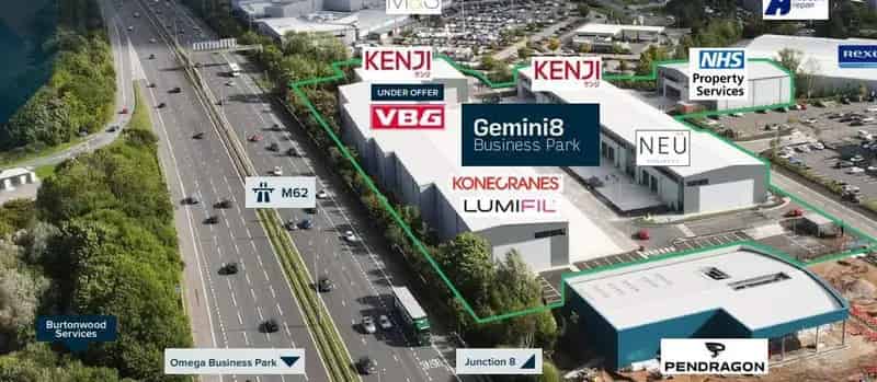 Warrington Warehouse Units 3894-6304 sqft 84m Height EV Charging