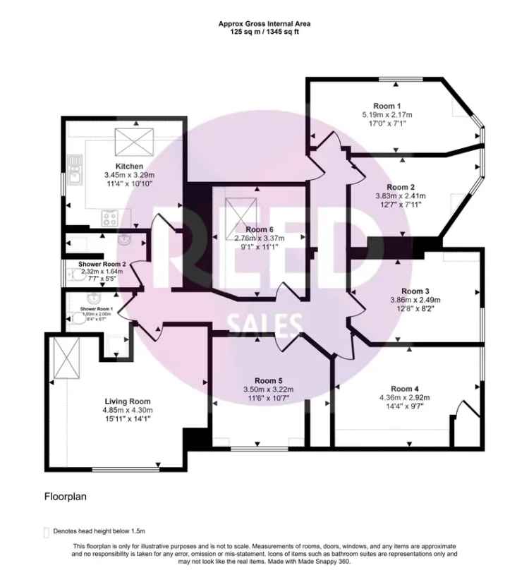 6 Bedroom Student Apartment Nottingham
