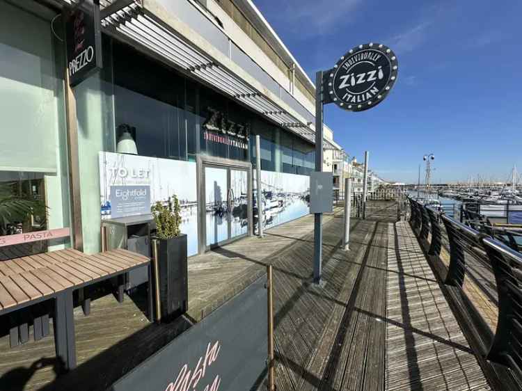 Marina View Restaurant Space For Rent - Fitted Unit