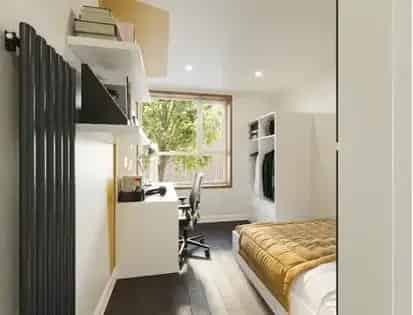 1 Room 52m² Furnished Flat Cardiff Ensuite Communal Kitchen