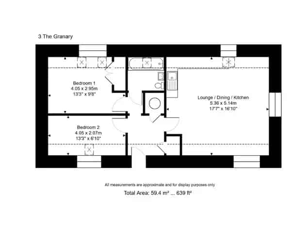 2 Bedroom Flat for Sale in Converted Grain Storehouse