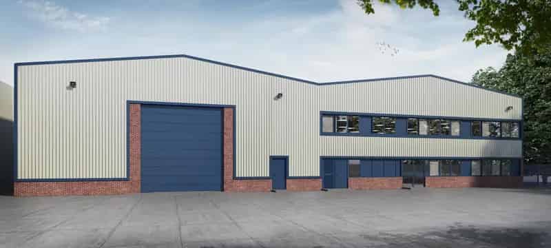 Industrial Warehouse Unit with Offices and Large Yard