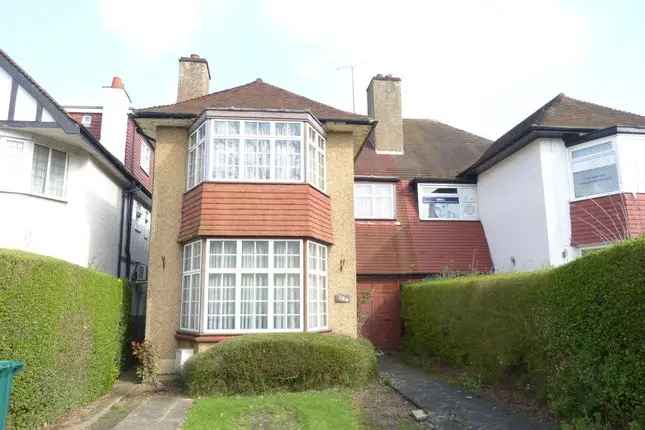 Semi-detached house for sale in Golders Green Road, London NW11