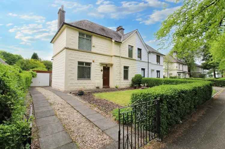 3 Bedroom Semi-Detached House For Sale Near Bellahouston Park