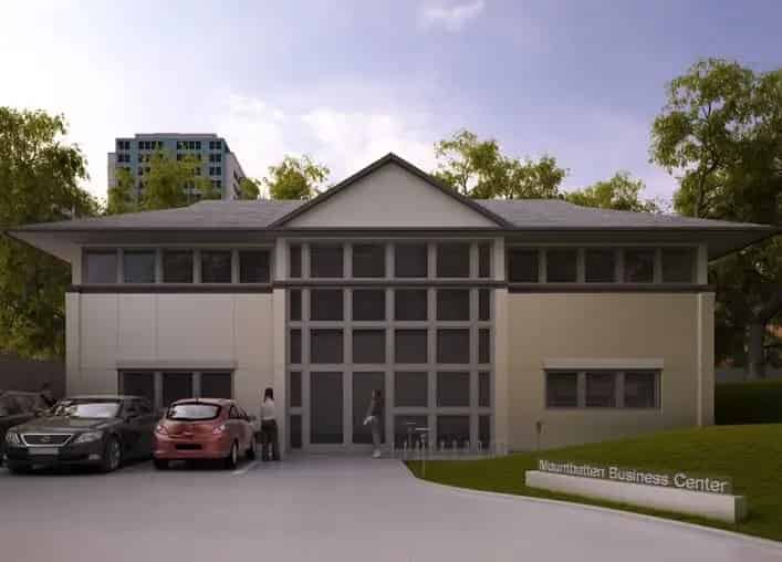 Modern Office Building Near Southampton Railway Station
