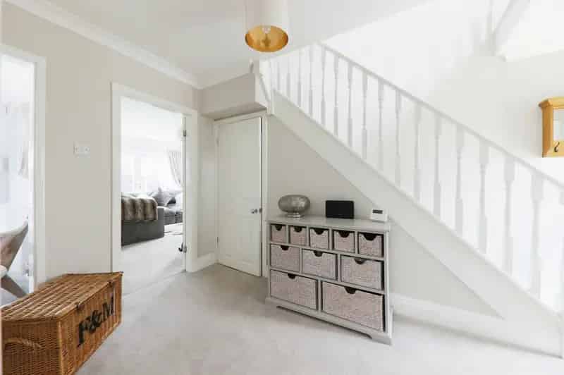 Spacious Four Bedroom Detached House Modern Interior Wood Burning Stove