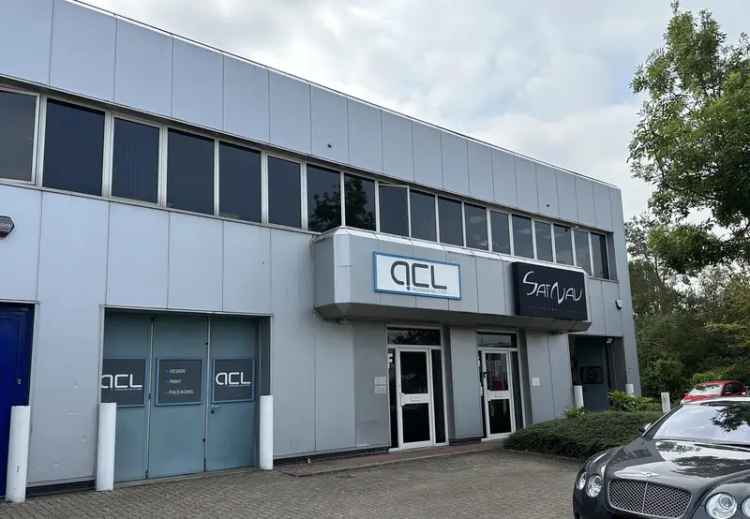 Modern Business Unit with Office and Workshop Space
