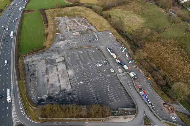 10.7 Acre Industrial Outdoor Storage Land Doxey Stafford M6 Access