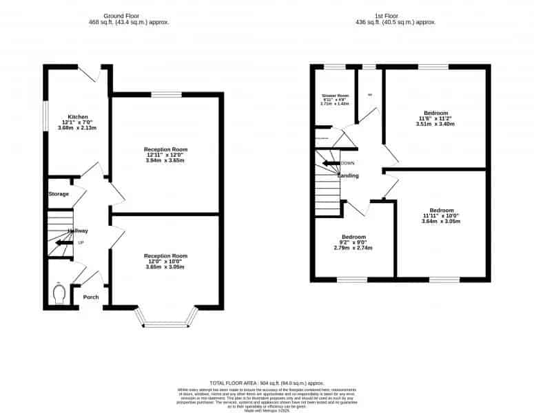 3 bedroom  Semi-detached house