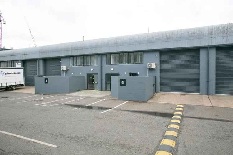 Industrial Warehouse Unit 7: Concrete Frame, Full Height Warehouse, Fitted Office