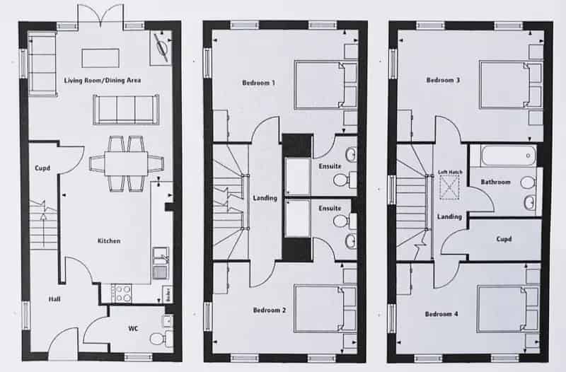 Four Bedroom House Near Gordon Hill Station