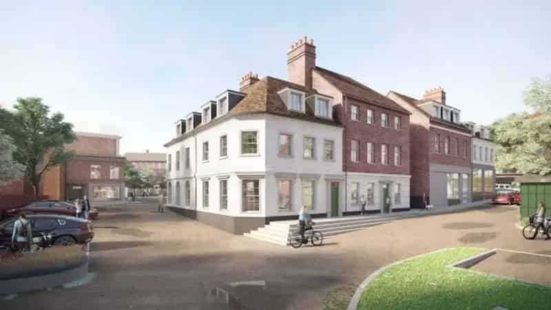 Salisbury Square Offices: Modern Commercial Space in Old Hatfield