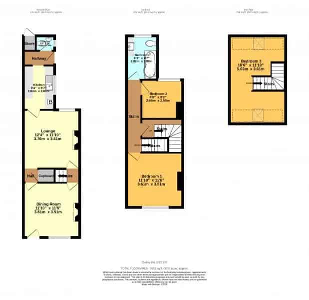 3 Bedroom Terraced House Near Sedgley Town Centre
