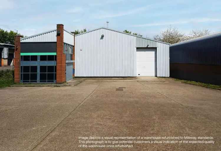 Refurbished Steel Portal Frame Industrial Unit with Office Space