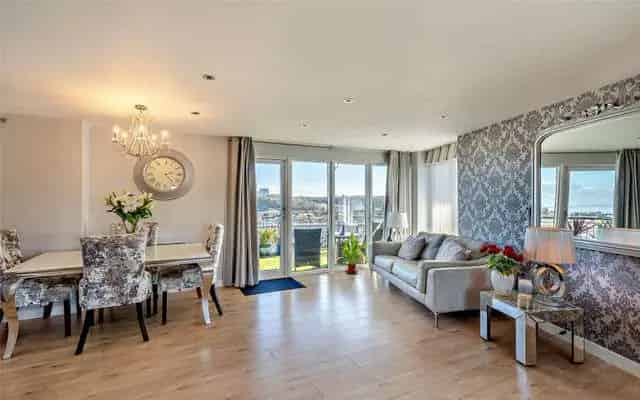 Luxury Waterfront Apartment Cardiff Bay 3 Beds 2 Baths Panoramic Views