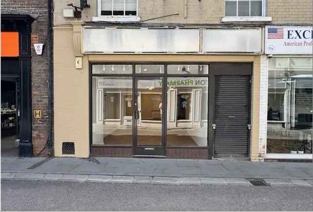 A1 Town Centre Retail Lock Up Shop Premises