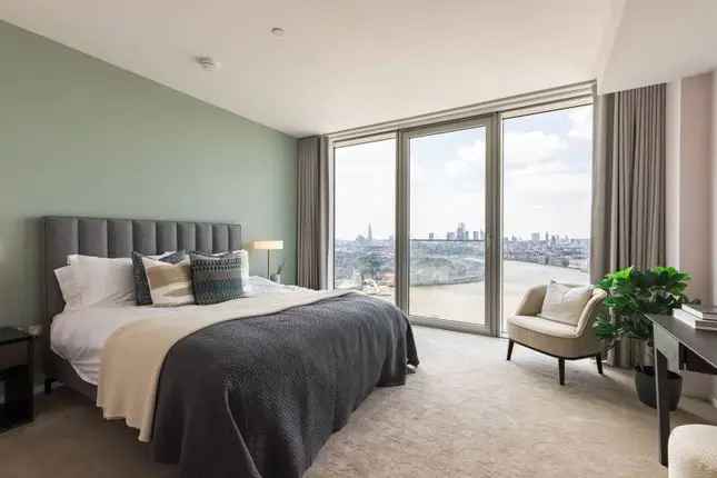 2 Bed Flat Canary Wharf Newfoundland Place Luxury Thames Views