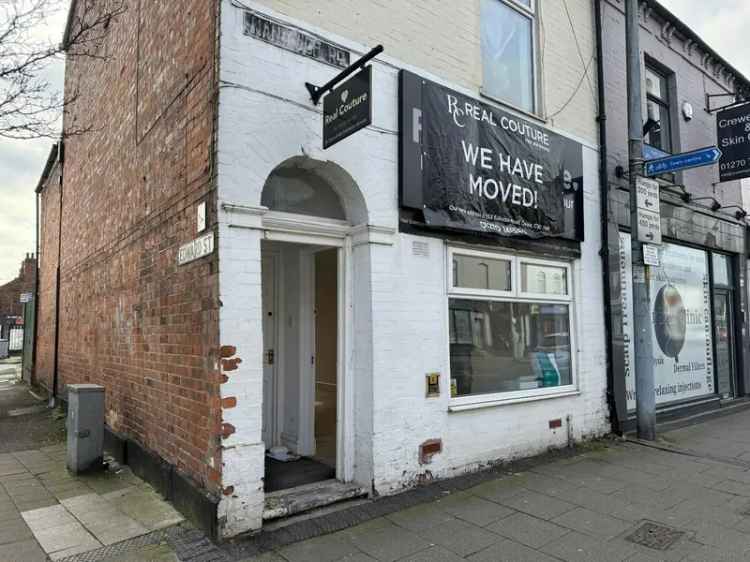 Commercial Property Nantwich Road Crewe High Footfall