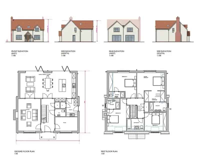 4 Bedroom Detached Home Planning Permission Great Easton