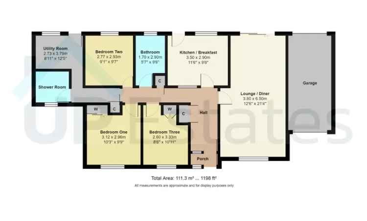 3 Bedroom Detached Bungalow to Rent