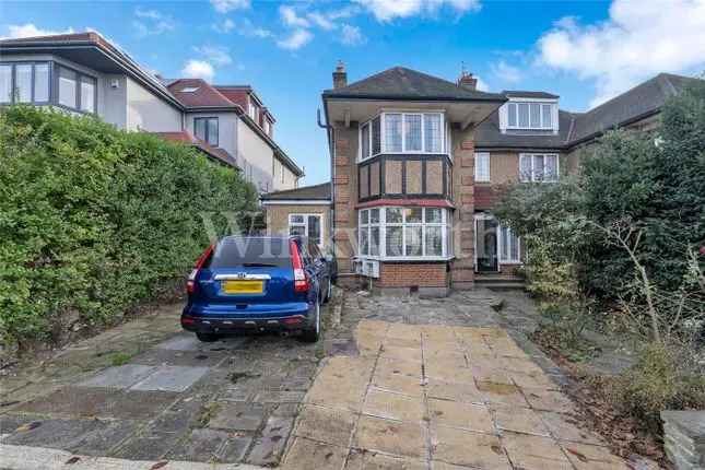 Semi-detached house for sale in Hodford Road, London NW11