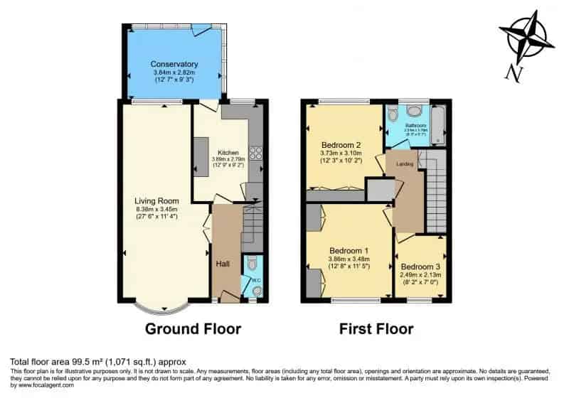 3 Bedroom Terraced House Freehold Fully Refurbished