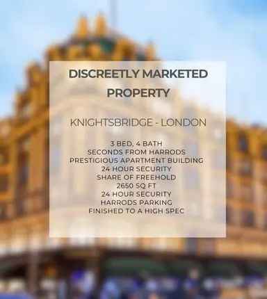 Luxury 3-Bedroom Apartment Knightsbridge Harrods Parking
