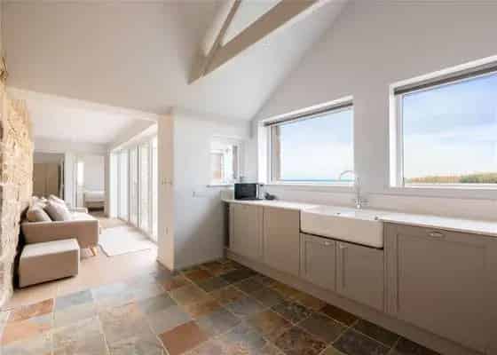 Refurbished Barn Conversion with Panoramic Mounts Bay Views
