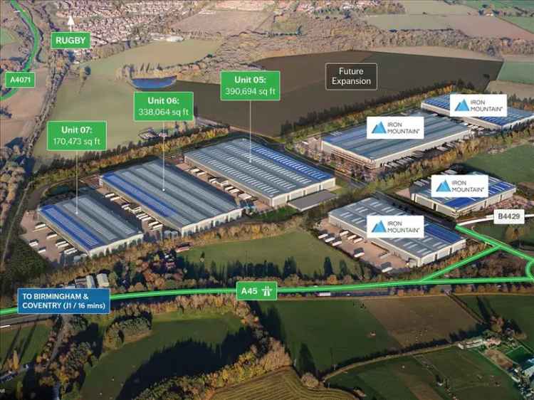 100000 - 1 Million sq ft Bespoke Design Build Facility Rugby 2026 Occupation