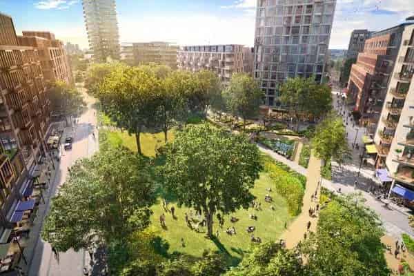 Elephant Park Office Space for Rent near Elephant Castle Station