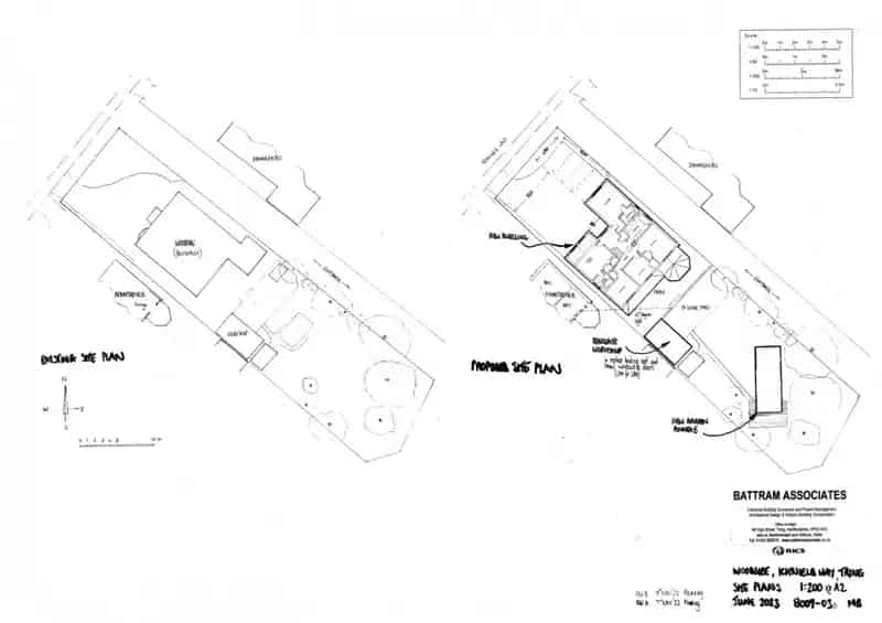 2 Bedroom Bungalow with Planning Permission for 5 Bed House and Annexe
