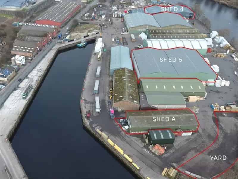 Perth Harbour Shed and Yard Space For Lease