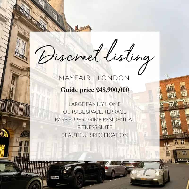 7 Bedroom Semi-Detached House Mayfair Freehold Vacant Possession