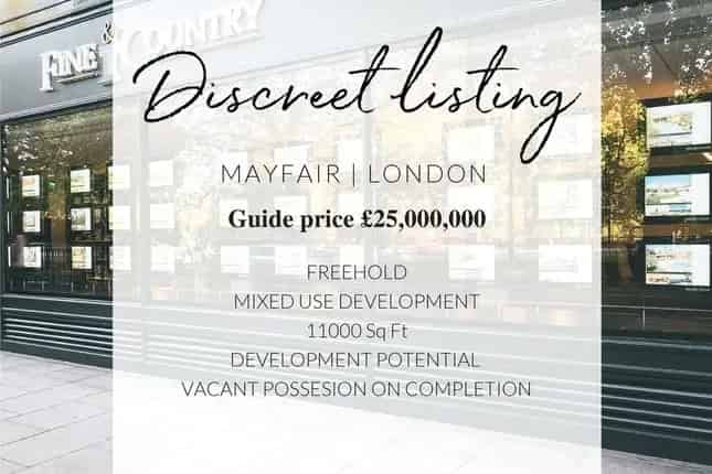 Mayfair Commercial Property For Sale 11000 sq ft Mixed Use Asset