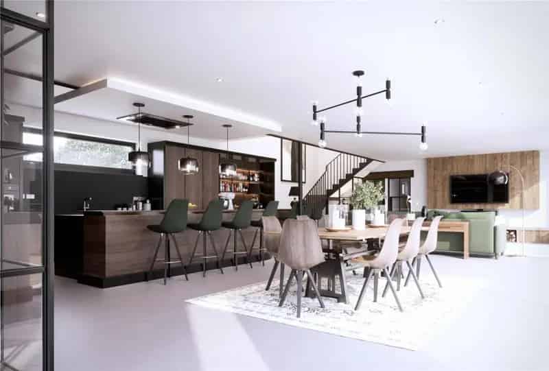 Contemporary Barn Home in Parkland Setting