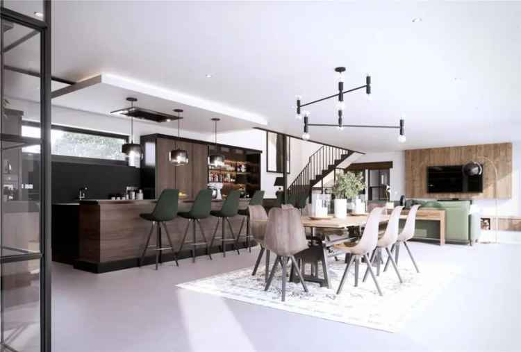 Contemporary Barn Home in Parkland Setting
