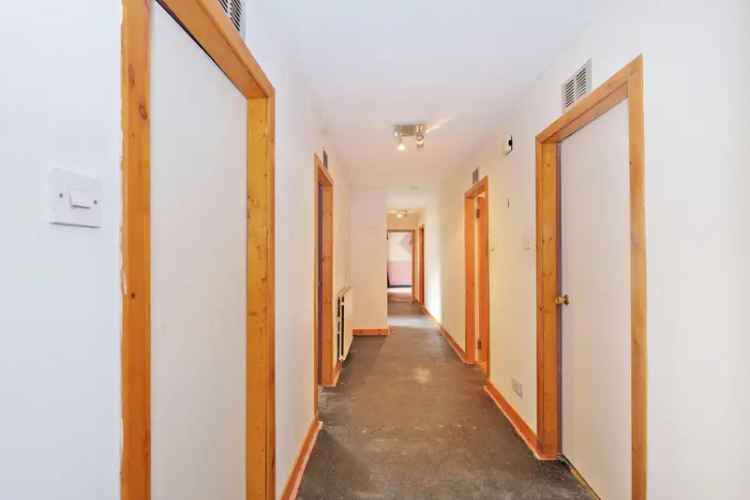 Spacious Ground Floor Flat in Central Inverurie with Garage and Development Potential