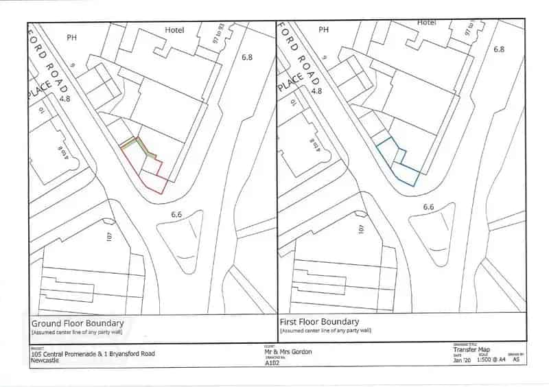 Development Site in Newcastle: Two Houses & Commercial Unit
