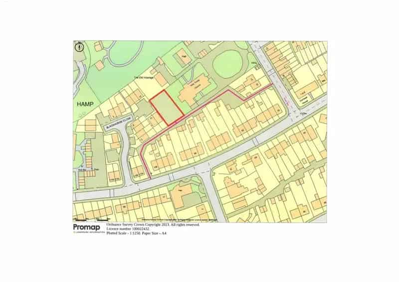Development Plot Bridgwater 0.13 Acres Potential Building Plot Auction