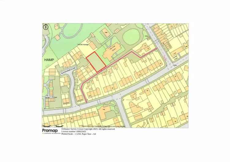 Development Plot Bridgwater 0.13 Acres Potential Building Plot Auction