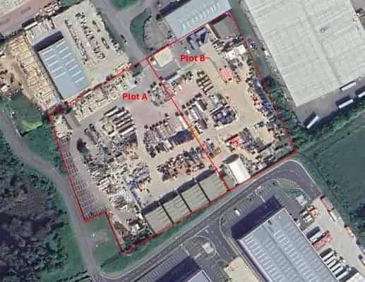 Industrial Open Storage Depot with Workshop and Office Space