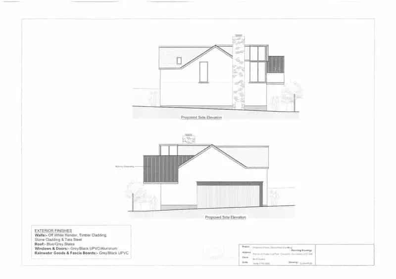 Detached 4-Bed House Plot Criccieth Sea Views Planning Permission