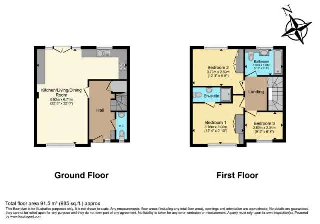 3 Bedroom Townhouse in South Tunbridge Wells with Parking and Garden