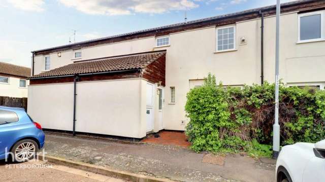 Spacious 4 Bedroom Terraced Home in Paston, Peterborough