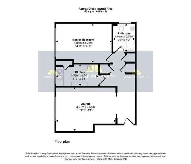 One Bedroom Ground Floor Apartment in Willingdon, Eastbourne